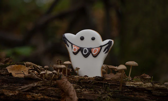 Galletas fantasma con glaseado: ¡El postre más espeluznante para Halloween!