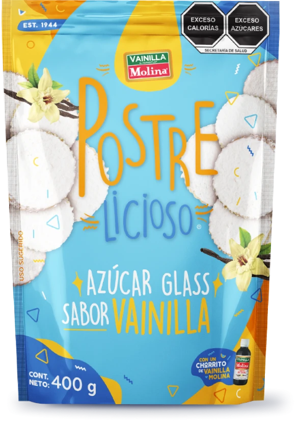 Postrelicioso <b>Vainilla-Flavored Powdered Sugar</b>