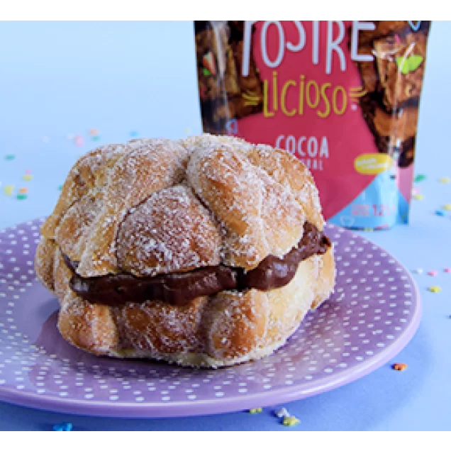 Relleno de chocolate para pan de muerto